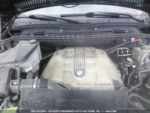 5UXFB53505LV20017 - 2005 BMW X5 4.4I BLACK photo 10