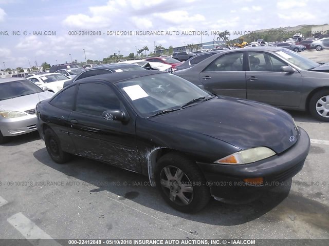 1G1JC1243VM131546 - 1997 CHEVROLET CAVALIER RS BLACK photo 1