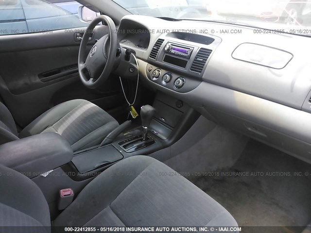 4T1BE32K35U971628 - 2005 TOYOTA CAMRY LE/XLE/SE Açıq mavi foto 5