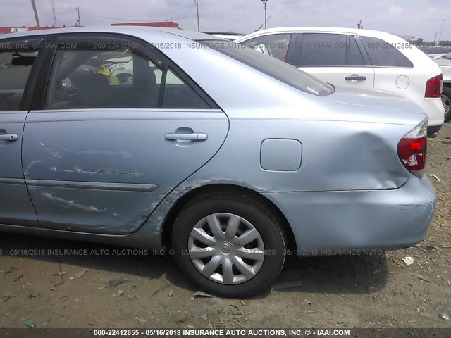 4T1BE32K35U971628 - 2005 TOYOTA CAMRY LE/XLE/SE Açıq mavi foto 6
