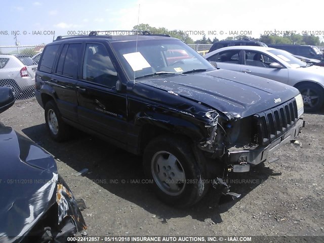 1J4GX58Y7WC147645 - 1998 JEEP GRAND CHEROKEE LAREDO/TSI BLACK photo 1