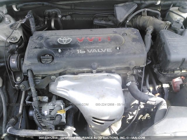 4T1BE32K33U202852 - 2003 TOYOTA CAMRY LE/XLE/SE ვერცხლისფერი ფოტო 10