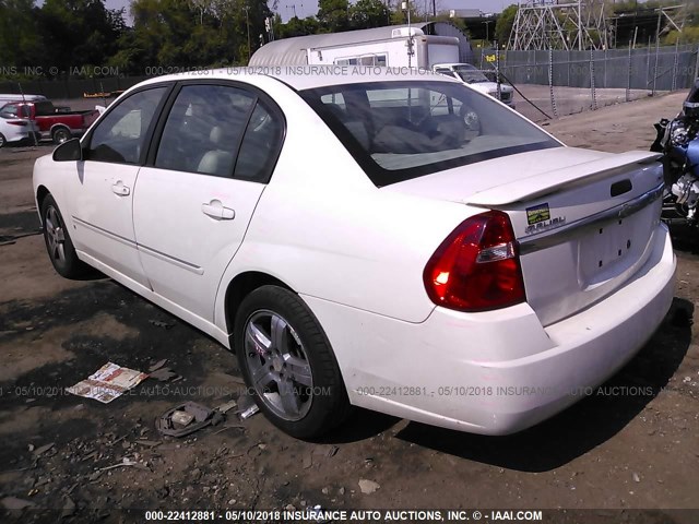1G1ZU538X6F243193 - 2006 CHEVROLET MALIBU LTZ 白色 照片 3