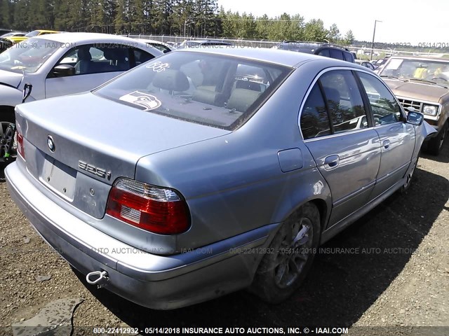 WBADT434X3G032980 - 2003 BMW 525 I AUTOMATIC Mavi foto 4