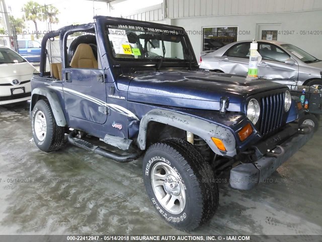 1J4FY29P0VP472433 - 1997 JEEP WRANGLER / TJ SE BLUE photo 1