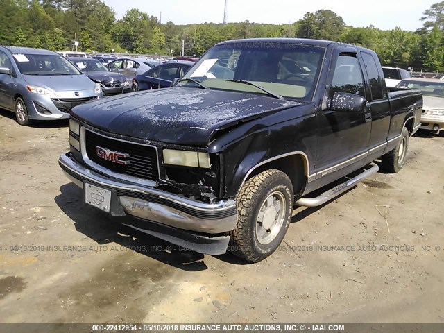 2GTEC19R6V1522762 - 1997 GMC SIERRA C1500 BLACK photo 6