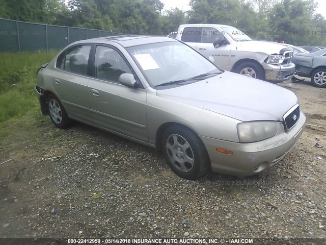 KMHDN45D53U643359 - 2003 HYUNDAI ELANTRA GLS/GT GOLD photo 1