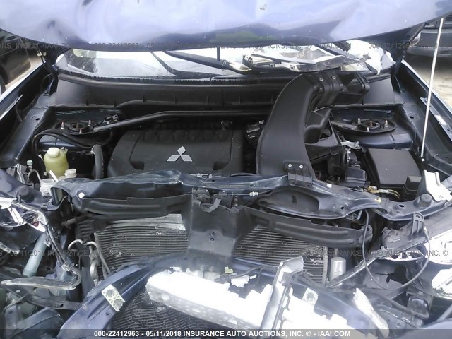 JA4MS31X47Z012144 - 2007 MITSUBISHI OUTLANDER ES/LS 蓝色 照片 10