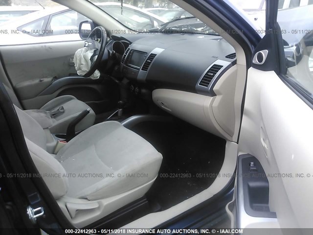 JA4MS31X47Z012144 - 2007 MITSUBISHI OUTLANDER ES/LS 蓝色 照片 5