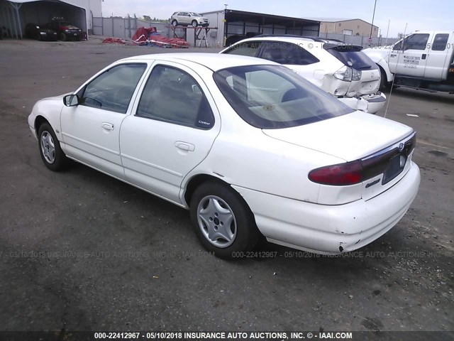 1FAFP6630WK277888 - 1998 FORD CONTOUR LX/SPORT/SE WHITE photo 3