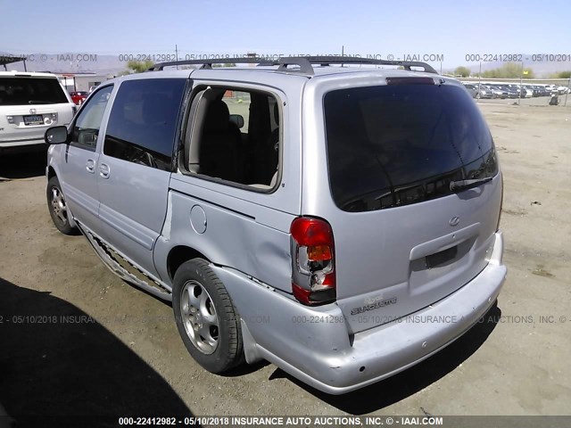 1GHDX03E21D326536 - 2001 OLDSMOBILE SILHOUETTE GRAY photo 3