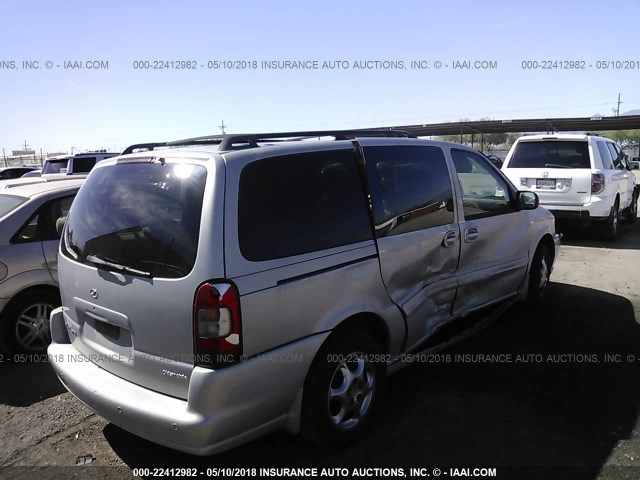 1GHDX03E21D326536 - 2001 OLDSMOBILE SILHOUETTE GRAY photo 4