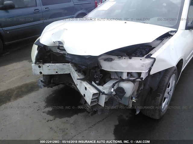 1G2ZF55B064205465 - 2006 PONTIAC G6 SE WHITE photo 6