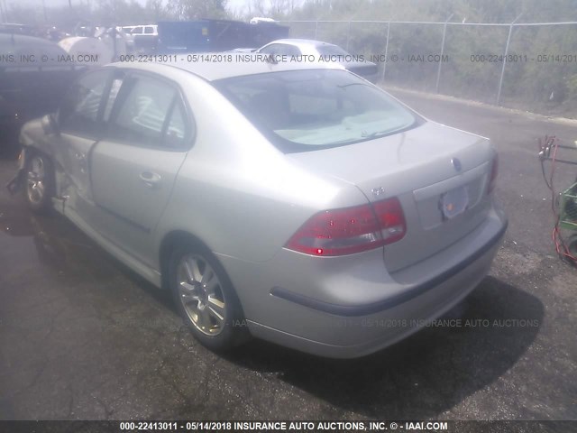 YS3FD49Y561133847 - 2006 SAAB 9-3 TAN photo 3