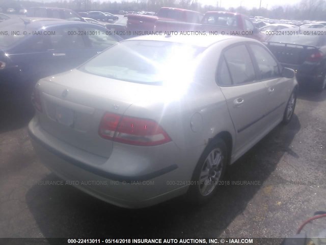 YS3FD49Y561133847 - 2006 SAAB 9-3 TAN photo 4