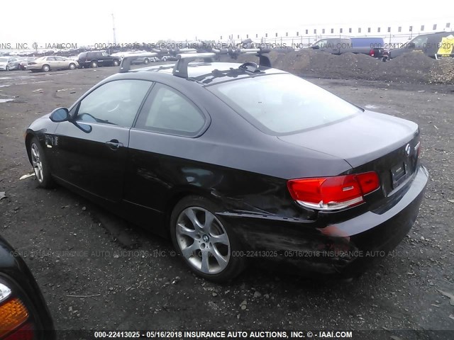 WBAWV53598PF95420 - 2008 BMW 328 XI SULEV BLACK photo 3