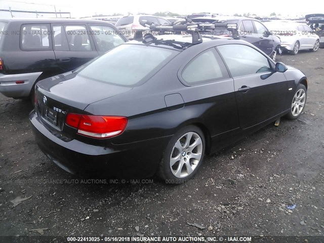 WBAWV53598PF95420 - 2008 BMW 328 XI SULEV BLACK photo 4