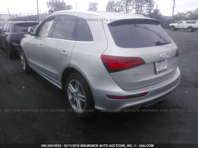 WA1DGAFPXEA036202 - 2014 AUDI Q5 PREMIUM PLUS SILVER photo 3