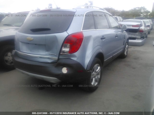3GNAL2EK1DS640077 - 2013 CHEVROLET CAPTIVA LS 蓝色 照片 4