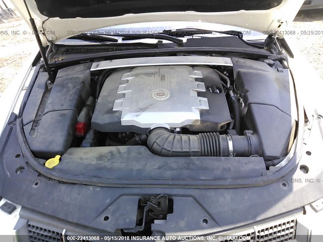 1G6DJ577880190806 - 2008 CADILLAC CTS თეთრი ფოტო 10