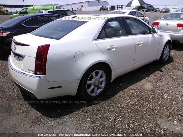 1G6DJ577880190806 - 2008 CADILLAC CTS თეთრი ფოტო 4