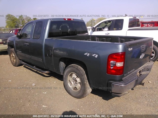 1GCEK29J59Z146359 - 2009 CHEVROLET SILVERADO K1500 LT BLUE photo 3