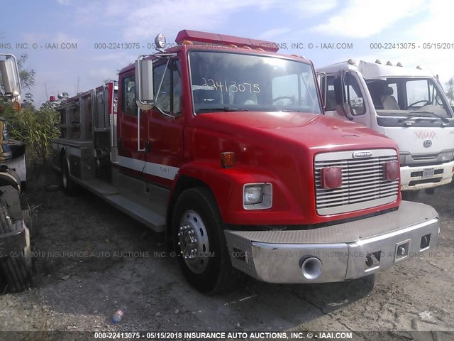 1FV6JJCB3VH871661 - 1997 FREIGHTLINER FL80  RED photo 1