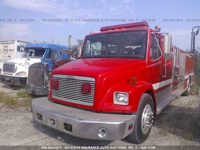 1FV6JJCB3VH871661 - 1997 FREIGHTLINER FL80  RED photo 2