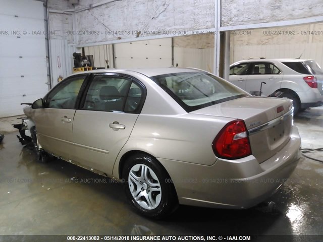 1G1ZS53876F165915 - 2006 CHEVROLET MALIBU LS 金色 照片 3