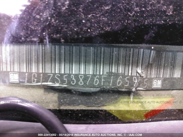 1G1ZS53876F165915 - 2006 CHEVROLET MALIBU LS 金色 照片 9