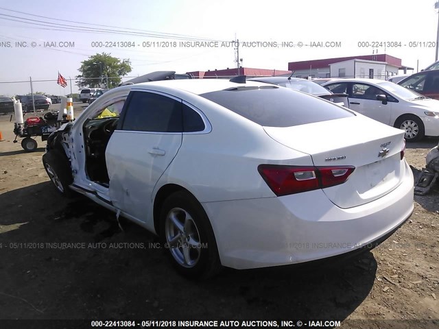 1G1ZB5ST2HF271987 - 2017 CHEVROLET MALIBU LS 白色 照片 3