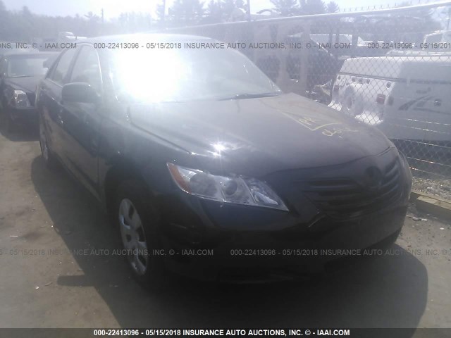 4T1BE46K38U755556 - 2008 TOYOTA CAMRY CE/LE/XLE/SE BLACK photo 1