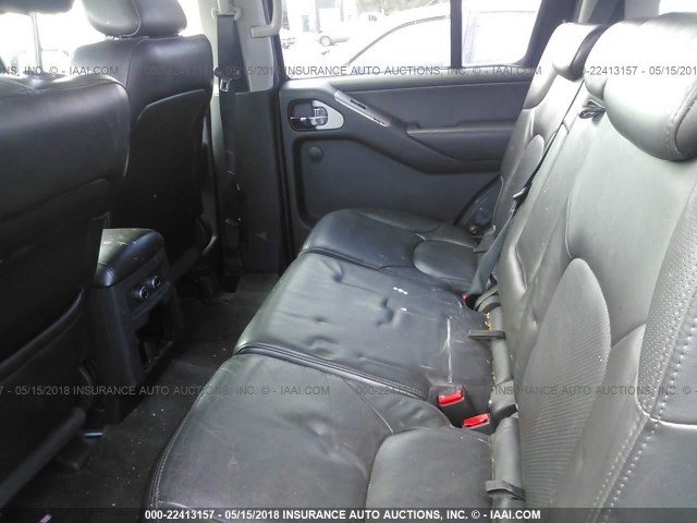 5N1AR18W65C760959 - 2005 NISSAN PATHFINDER LE/SE/XE BLACK photo 8