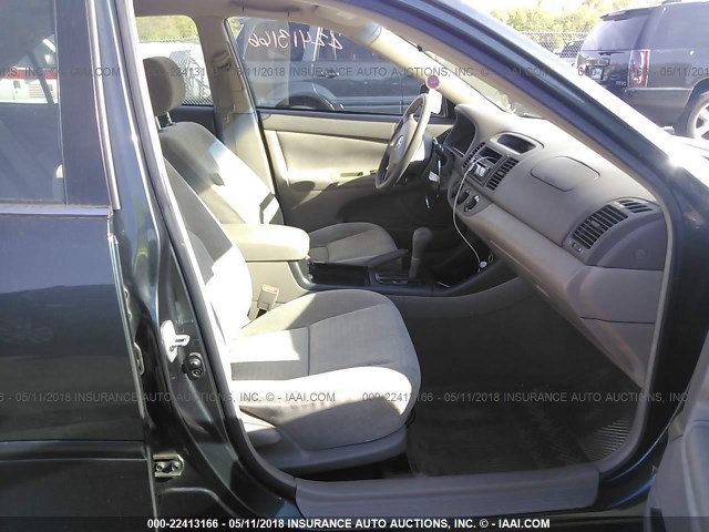 4T1BE32K43U658729 - 2003 TOYOTA CAMRY LE/XLE/SE მწვანე ფოტო 5