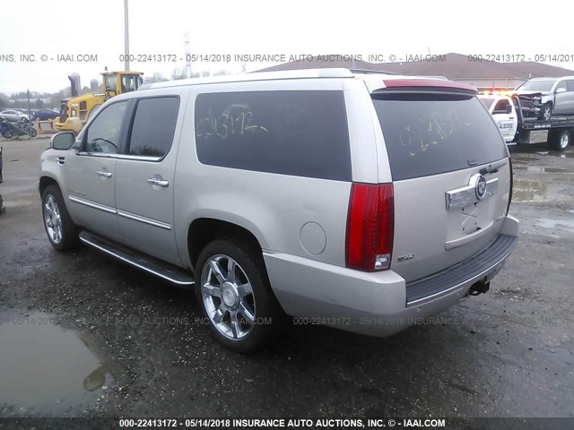 1GYFK26209R178891 - 2009 CADILLAC ESCALADE ESV LUXURY GOLD photo 3