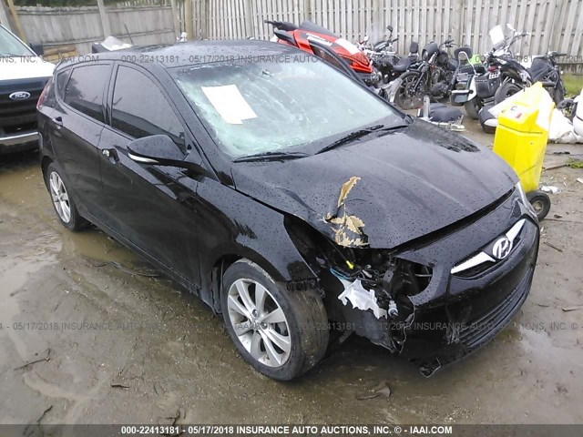 KMHCU5AE0DU089782 - 2013 HYUNDAI ACCENT GLS/SE BLACK photo 1