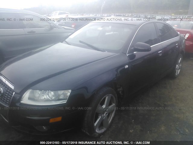 WAUDH74F68N140082 - 2008 AUDI A6 3.2 QUATTRO BLACK photo 2