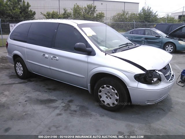 2C4GP44302R594166 - 2002 CHRYSLER TOWN & COUNTRY LX SILVER photo 1