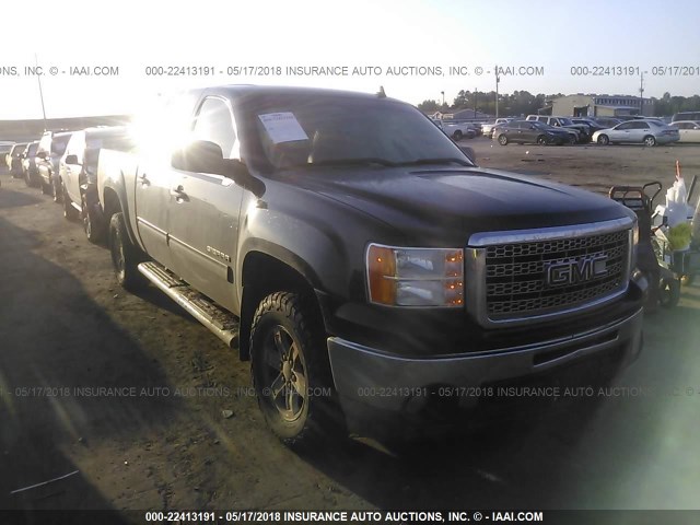 3GTP2VE34BG359956 - 2011 GMC SIERRA K1500 SLE BLACK photo 1