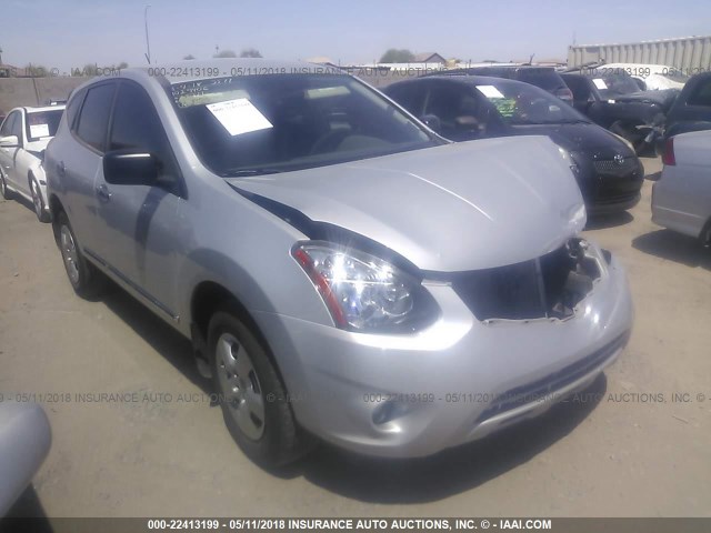 JN8AS5MT1EW607047 - 2014 NISSAN ROGUE SELECT S SILVER photo 1