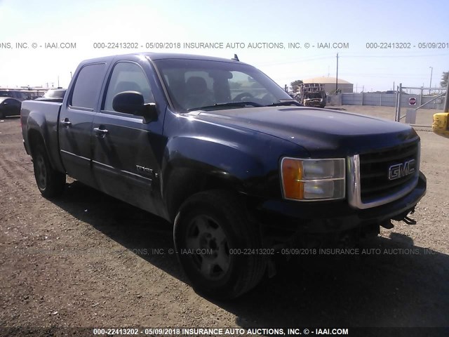 3GTEC13J58G313382 - 2008 GMC SIERRA C1500 BLUE photo 1