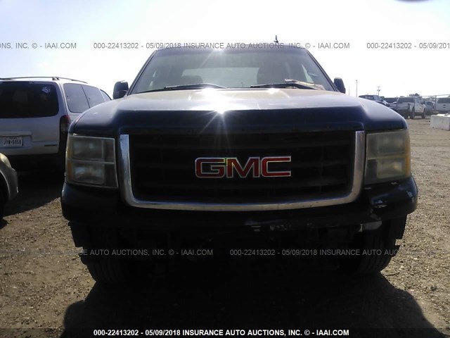 3GTEC13J58G313382 - 2008 GMC SIERRA C1500 BLUE photo 6