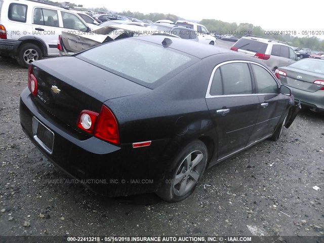 1G1ZC5E03CF350057 - 2012 CHEVROLET MALIBU 1LT 黑色 照片 4