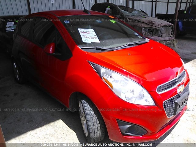 KL8CD6S93FC720344 - 2015 CHEVROLET SPARK 1LT RED photo 1