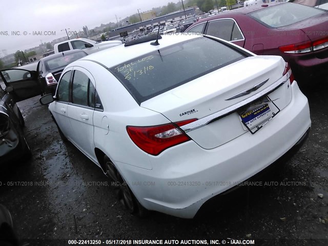 1C3CCBBG1DN715523 - 2013 CHRYSLER 200 TOURING WHITE photo 3