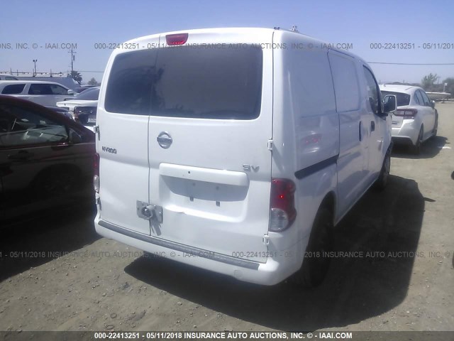 3N6CM0KN2HK708911 - 2017 NISSAN NV200 2.5S/2.5SV WHITE photo 4