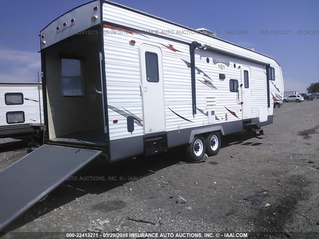 4X4FWTH23ER345777 - 2014 FORR CAMPER  WHITE photo 4