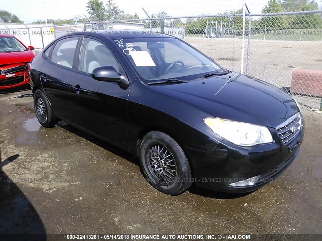 KMHDU46D08U572578 - 2008 HYUNDAI ELANTRA GLS/SE/LIMITED BLACK photo 1