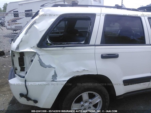 1J4GR48K56C196407 - 2006 JEEP GRAND CHEROKEE LAREDO/COLUMBIA/FREEDOM 白色 照片 6