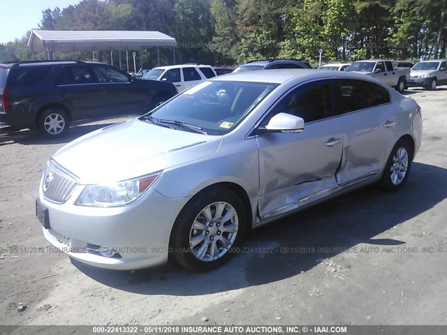 1G4GD5ERXCF206091 - 2012 BUICK LACROSSE PREMIUM SILVER photo 2